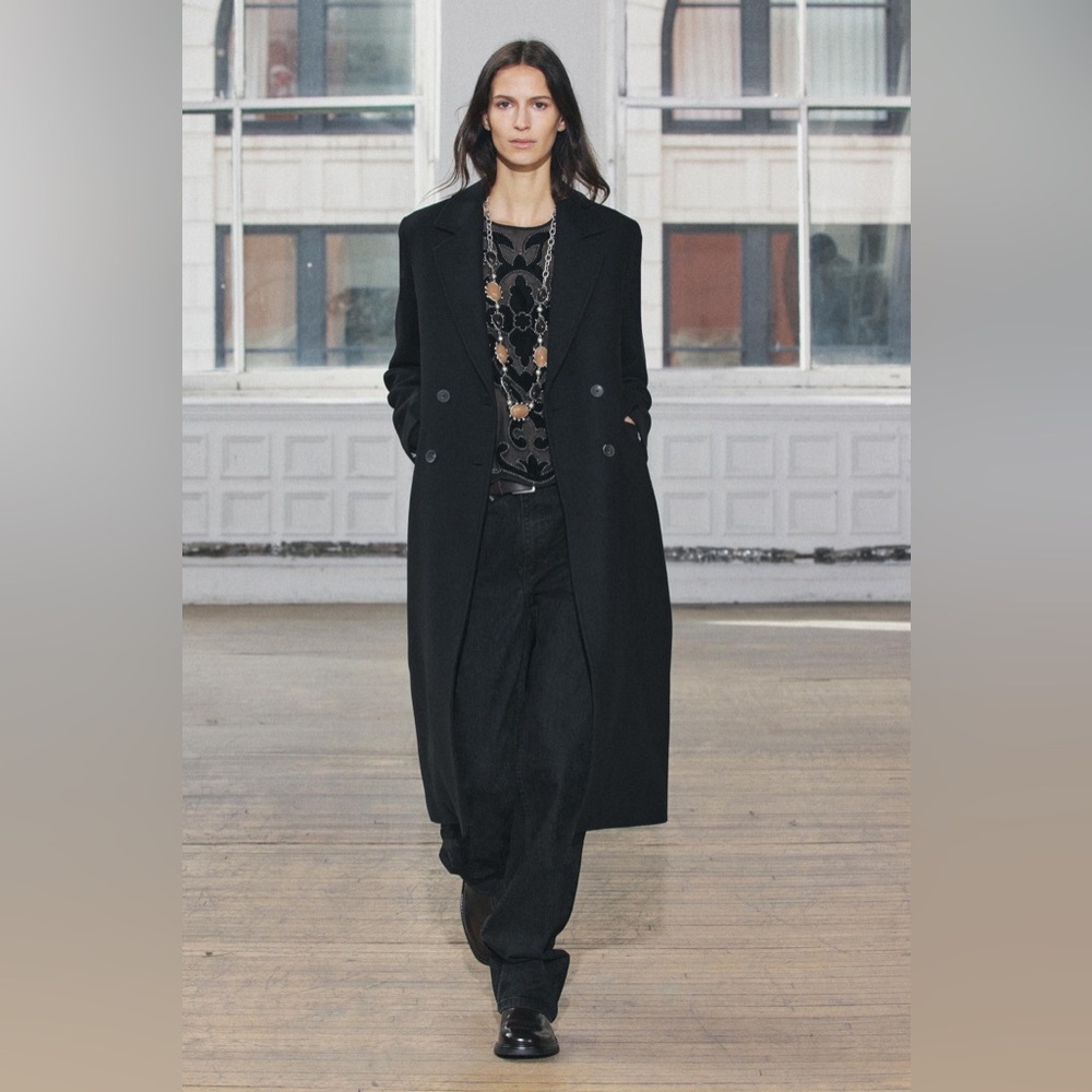ZARA WOOL BLEND COAT ZW COLLECTION